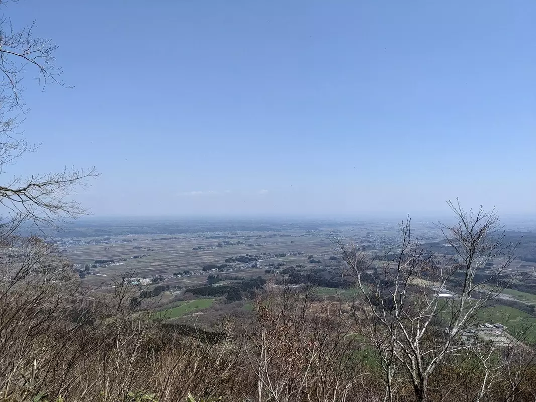 宮城県：薬莱山　山頂からの景色