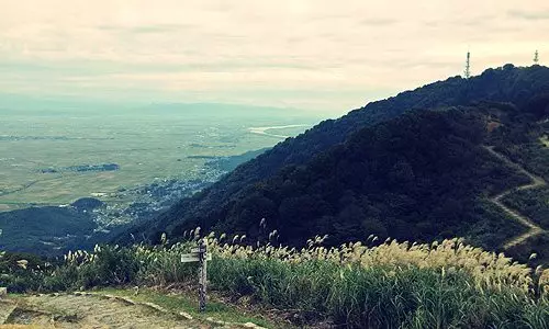弥彦山からの越後平野