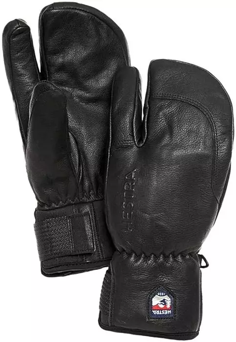 5本指グローブの操作感とミトンの保温力を兼ね備えたFull Leather Short