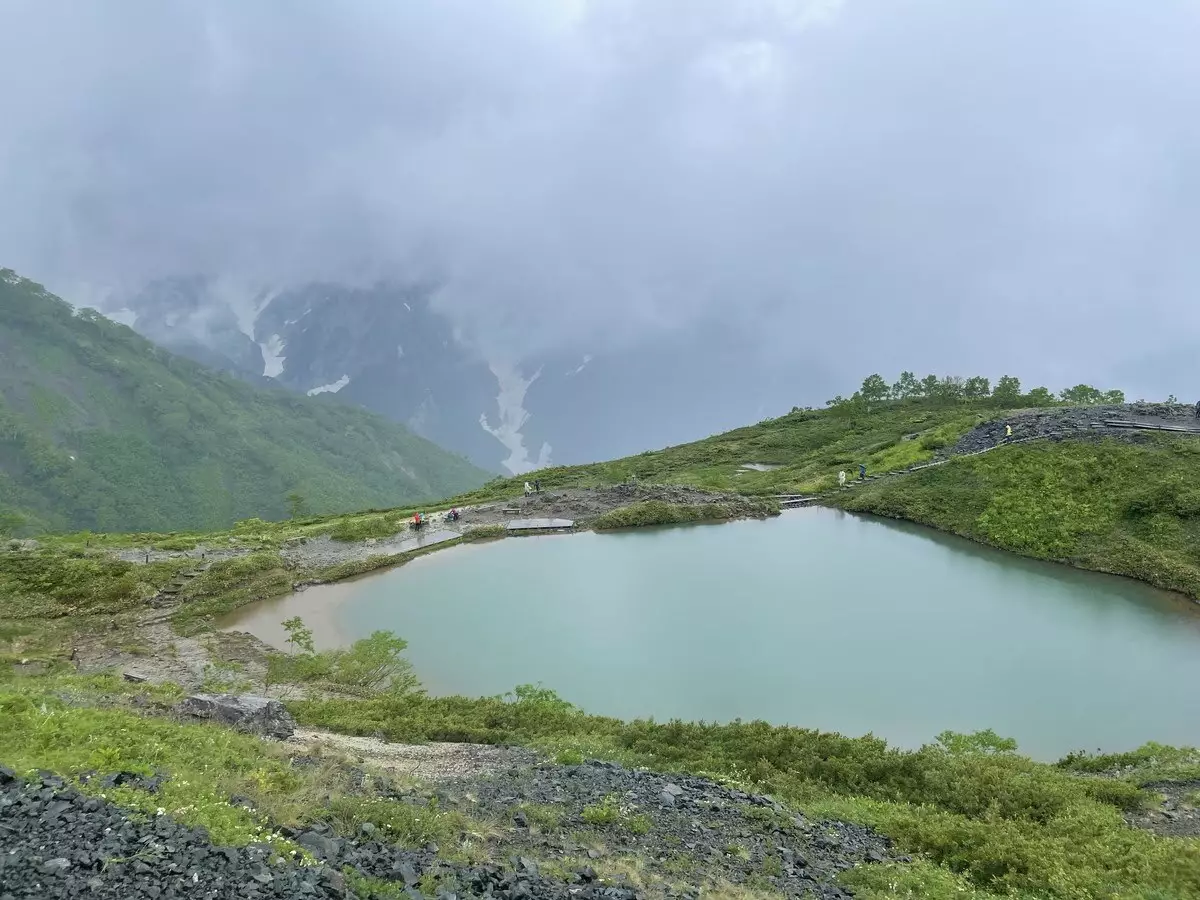 八方池遠景