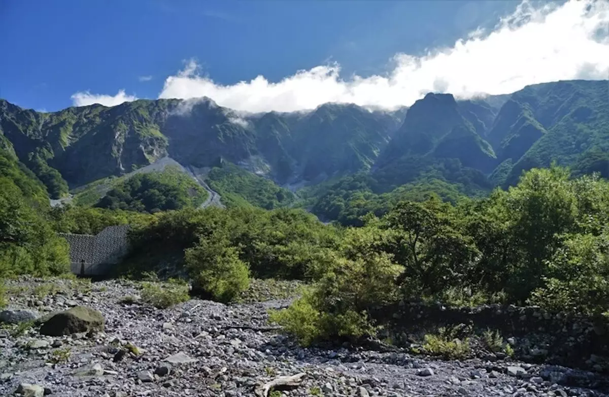 大山行者コース元谷