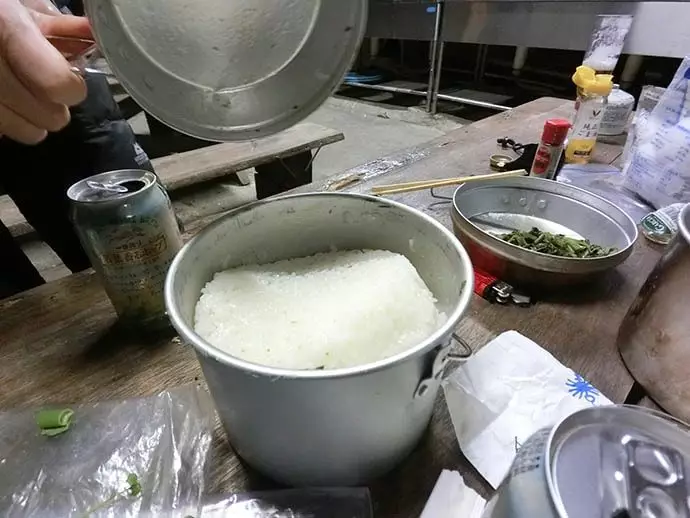 ナルゲン OTFボトルを使って米を炊く