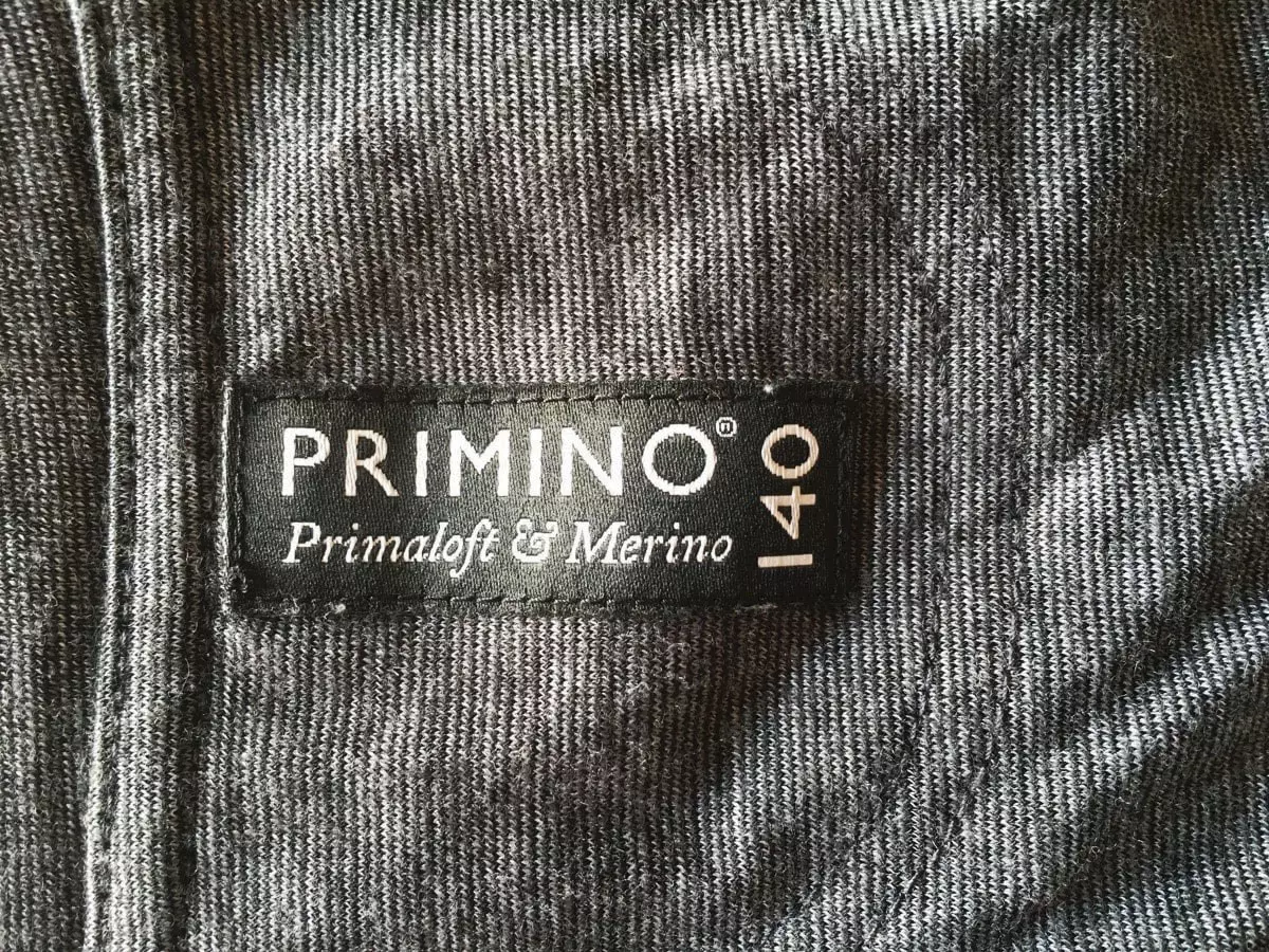 PRIMINO（プリミノ）メリノウールとプリマロフトの混紡ウェア