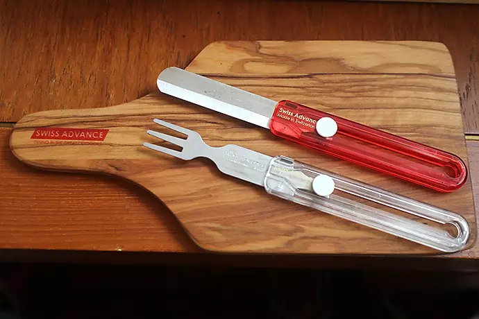 スイスアドバンスのフォークとナイフのセット『HIPPUS』