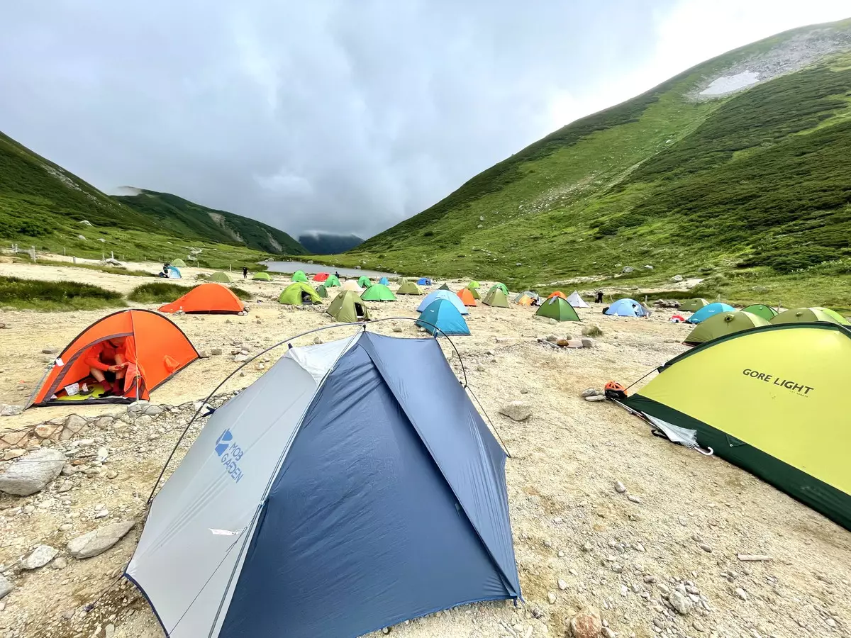 新穂高温泉から双六岳への登山ルート・双六小屋のテント泊をレポート