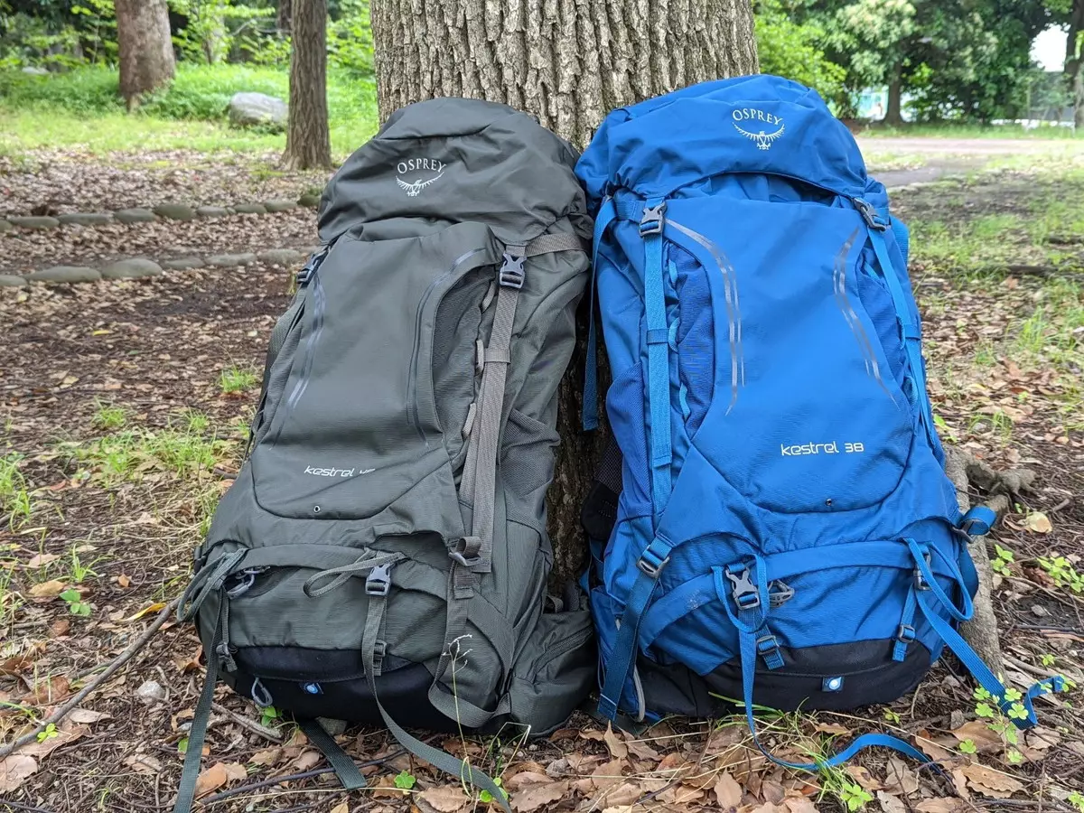 osprey kestrel 38 ケストレル３8 オスプレイザック リュック - アウトドア