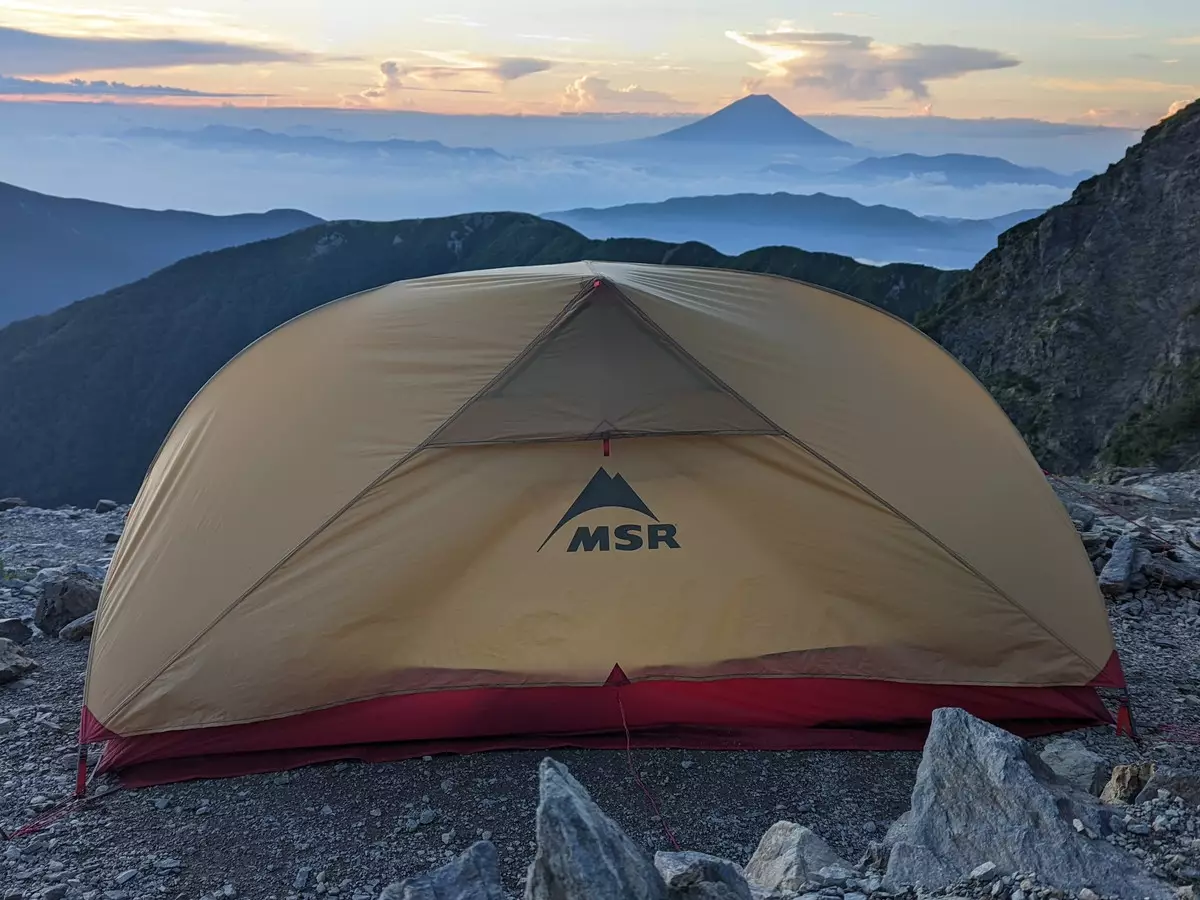 【レビュー】新しいMSR『ハバハバシールド1』-日本のテント泊登山でより使いやすく進化