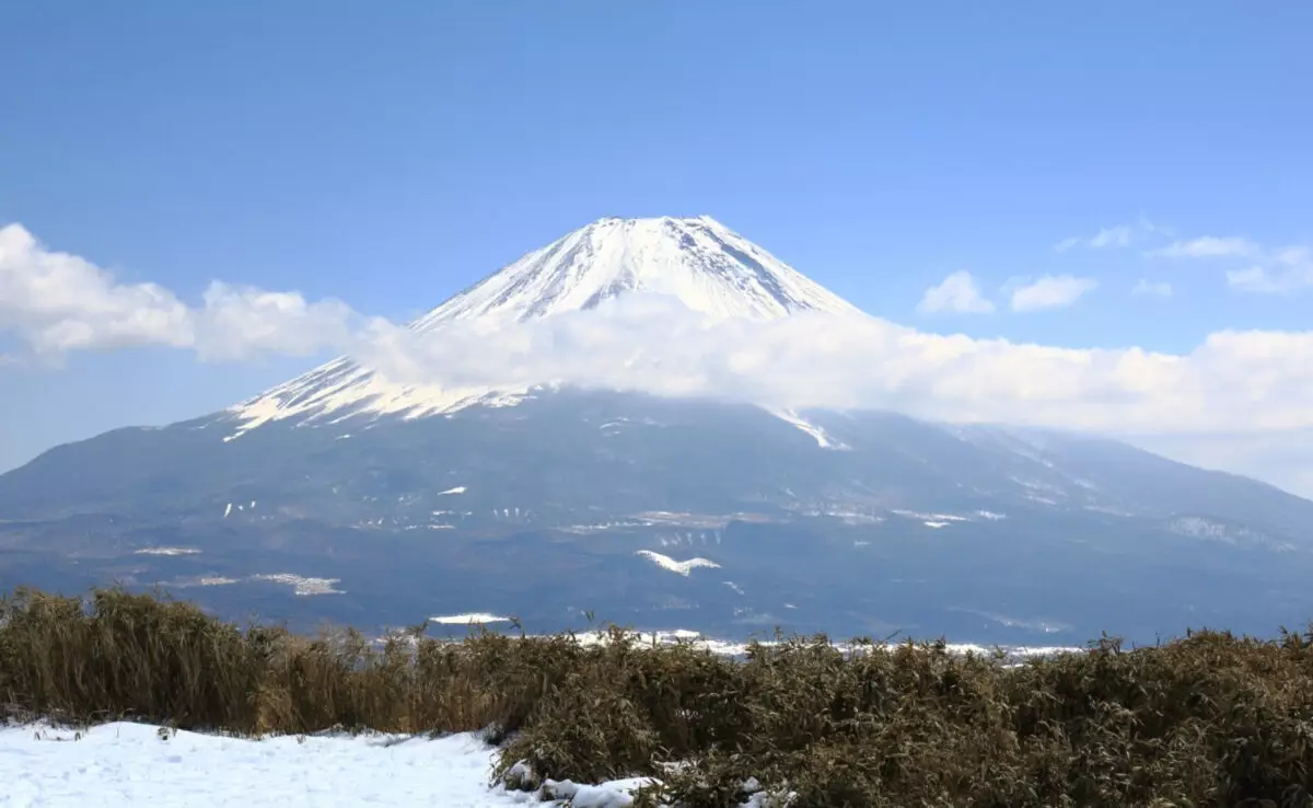 雪に彩られた富士山を満喫出来る竜ヶ岳-難易度初級