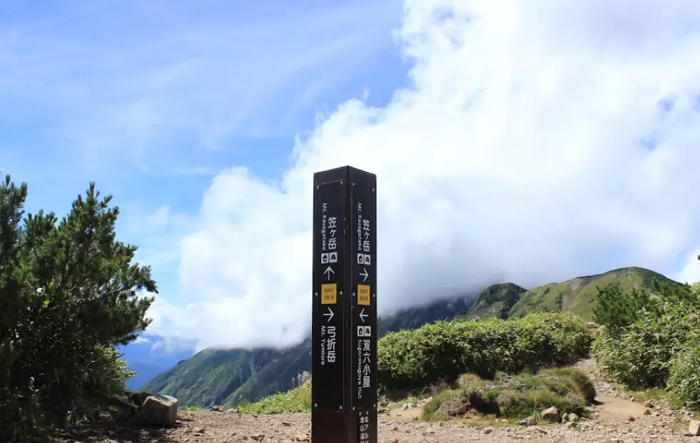 黒部五郎岳への登山コースについて